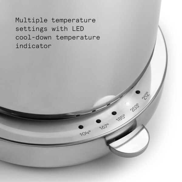 Aarke Kettle Stainless Steel Electric Kettle Review Energy Efficient Quiet Performance