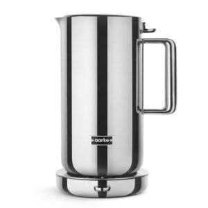 Aarke Kettle | Stainless Steel Hot Water Kettle | 360° Swivel Base | 1.2L / 5 Cups - Steel Aarke Kettle | Stainless Steel Hot Water Kettle | 360° Swivel Base | 1.2L / 5 Cups - Steel