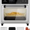 Air Fryer Toaster Oven Combo,10-in-1 12.6QT Compact Countertop Oven,9 Touch Screen Presets & 1 DIY Function,Easy Digital Controls,4 Accessories Included,Stainless Steel,Kitchen...