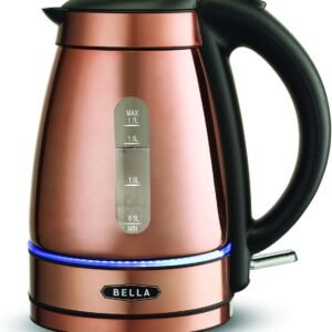 BELLA (14753) 1.7 Liter Electric Tea Kettle Copper Chrome