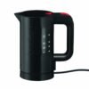 Bodum 17oz Bistro Electric Water Kettle For Coffee & Tea, BPA-Free Plastic, Rapid-Boil, Auto Shut-Off, Black