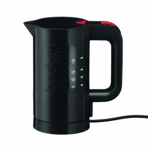 Bodum 17oz Bistro Electric Water Kettle For Coffee & Tea, BPA-Free Plastic, Rapid-Boil, Auto Shut-Off, Black Bodum 17oz Bistro Electric Water Kettle For Coffee & Tea, BPA-Free Plastic, Rapid-Boil, Auto Shut-Off, Black