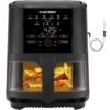 CHEFMAN 5-Quart Digital Air Fryer with Temperature Probe, 8 Customizable Cooking Presets, Large Easy-View Window, Give Your Food an Extra Crispy Finish, Nonstick Dishwasher-Safe...