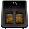 Chefman Air Fryer TurboFry 7-Qt, 6-in-1 High-Powered 450°F Cooking for Crispier Results, Compact Space-Saving Design, Air Fry, Bake, Broil, Reheat, Dehydrate, Defrost, Fast &... Chefman Air Fryer TurboFry 7-Qt, 6-in-1 High-Powered 450°F Cooking for Crispier Results, Compact Space-Saving Design, Air Fry, Bake, Broil, Reheat, Dehydrate, Defrost, Fast &...
