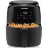 Chefman Digital Air Fryer, Large 5 Qt Family Size, One Touch Digital Control Presets, French Fries, Chicken, Meat, Fish, Nonstick Dishwasher-Safe Parts, Automatic Shutoff, Black Chefman Digital Air Fryer, Large 5 Qt Family Size, One Touch Digital Control Presets, French Fries, Chicken, Meat, Fish, Nonstick Dishwasher-Safe Parts, Automatic Shutoff, Black
