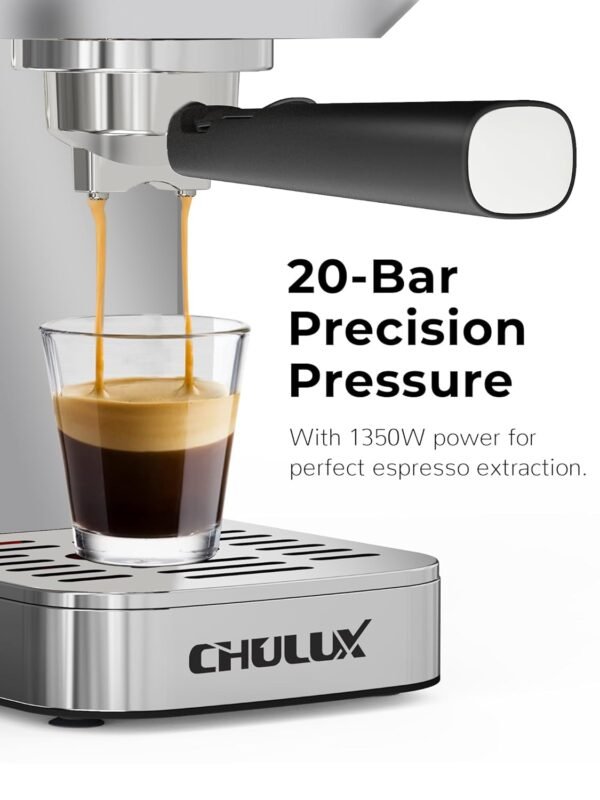 CHULUX Kompatto Espresso Machine Review Reveals Powerful 20-Bar Pressure and Milk Frother Features