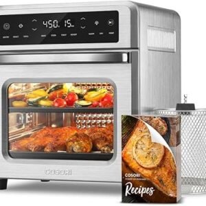 COSORI 11-in-1 Air Fryer Oven , 13Qt Small Footprint Airfryer combo with Rotisserie, Toast, Bake, Roast, Reheat Functions and more, Recipe Book & 6 Accessories Included, Perfect...