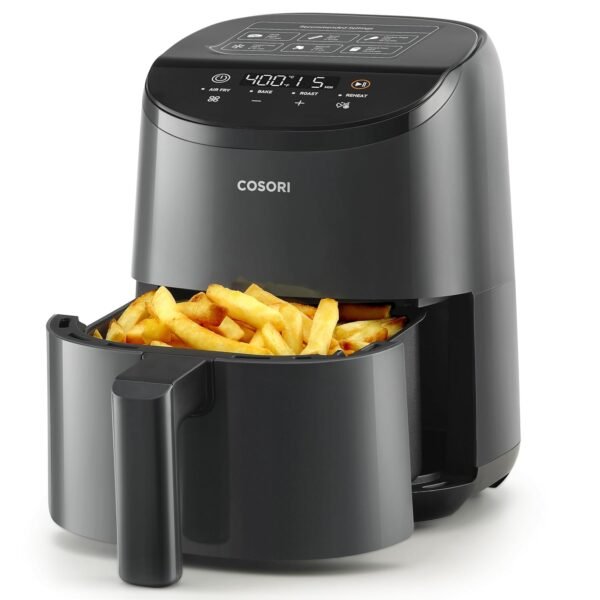 COSORI Air Fryer 2.1 QT, Small & Mini 4-in-1 airfryer Ideal for Simple Meals and Snack, Easy to Leftover Food to Crispy, Up to 97% Less Oil, 30 In-App Recipes, Nonstick &... COSORI Air Fryer 2.1 QT, Small & Mini 4-in-1 airfryer Ideal for Simple Meals and Snack, Easy to Leftover Food to Crispy, Up to 97% Less Oil, 30 In-App Recipes, Nonstick &...