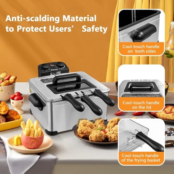 COSTWAY Deep Fryer Review Unveiling Performance and Features of Best Stainless Steel Fryer