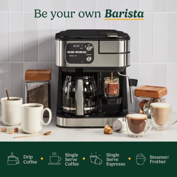 Cuisinart Coffee Center Barista Bar 4-in-1 Coffeemaker Review for Ultimate Brewing Versatility