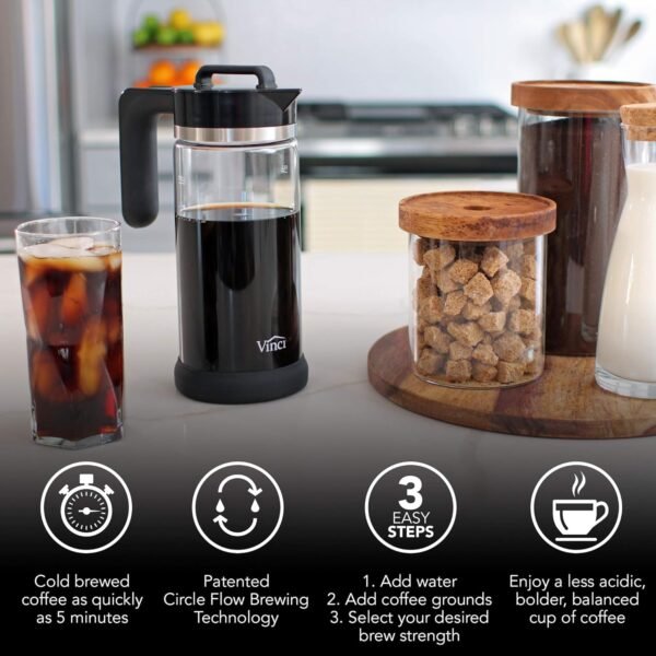 Express Cold Brew Coffee Maker VINCI Review Fast Brewing with Bold Flavor and Easy Cleaning Express Cold Brew Coffee Maker VINCI Review Fast Brewing with Bold Flavor and Easy Cleaning