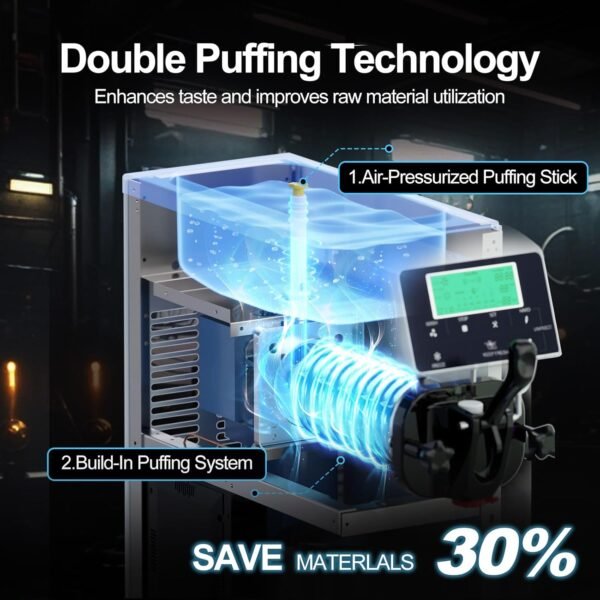 GSEICE Soft Serve Ice Cream Machine Review High Efficiency and Easy Cleaning