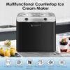 Homtone Ice Cream Maker Review Double Bowl Compressor Machine for Two Flavors