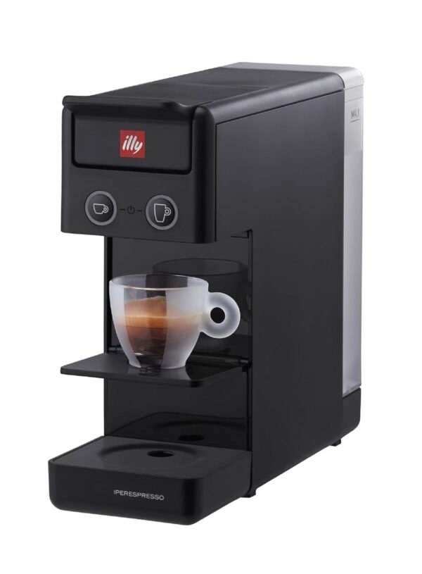 Illy Y3.3 Espresso Machine, Single Serve Coffee Machine for IperEspresso Capsules, Single Cup Espresso Maker (Black) Illy Y3.3 Espresso Machine, Single Serve Coffee Machine for IperEspresso Capsules, Single Cup Espresso Maker (Black)