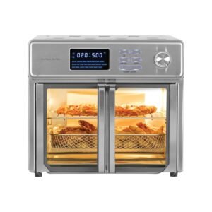 Kalorik MAXX Air Fryer Oven, 26 Quart 10-in-1 Countertop Toaster Oven & Air Fryer Combo - Fry, Bake, Roast, Rotisserie, & More, Large Glass French Doors & 9 Accessories,... Kalorik MAXX Air Fryer Oven, 26 Quart 10-in-1 Countertop Toaster Oven & Air Fryer Combo - Fry, Bake, Roast, Rotisserie, & More, Large Glass French Doors & 9 Accessories,...