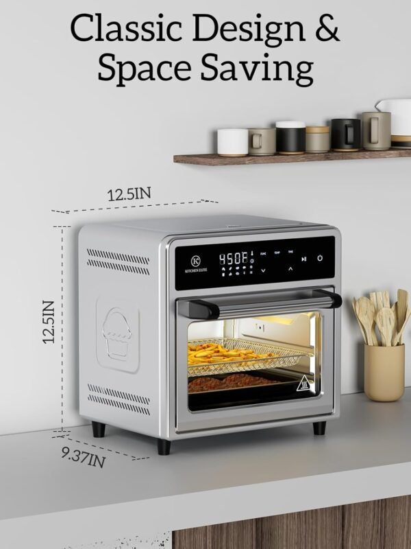 Kitchen Elite Air Fryer 12.6 QT Review Exploring 360° Turbo-flow Technology Benefits