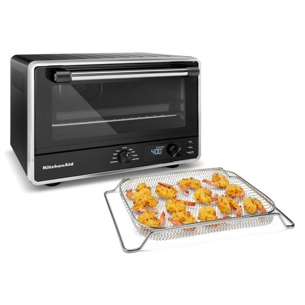KitchenAid Digital Air Fry Countertop Oven, KCO124BM, Black Matte