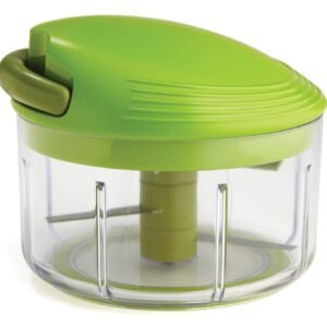 Kuhn Rikon Pull Chop, Vegetable Chopper with Stainless Steel Blades, Food Chopper with Non-Slip Base, Easy to Use Fruit Cutter and Onion Chopper, Essential Kitchen Accessories...