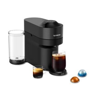 Nespresso Vertuo Pop+ Coffee and Espresso Machine by De'Longhi, Liquorice Black Nespresso Vertuo Pop+ Coffee and Espresso Machine by De'Longhi, Liquorice Black