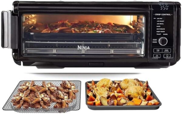 Ninja SP101 Foodi 8-in-1 Air Fry Large Toaster Oven Flip-Away for Storage Dehydrate Keep Warm 1800w XL Capacity Piano shiny BLACK (Renewed) Ninja SP101 Foodi 8-in-1 Air Fry Large Toaster Oven Flip-Away for Storage Dehydrate Keep Warm 1800w XL Capacity Piano shiny BLACK (Renewed)