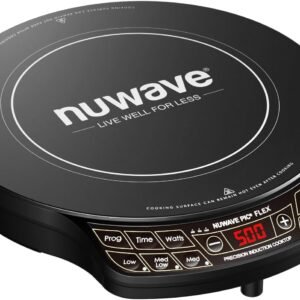 Nuwave Precision Induction Cooktop, 10.25” Shatter-Proof Ceramic Glass, 6.5” Heating Coil, 45 Temps from 100°F to 500°F, 3 Wattage Settings 600, 900 & 1300 Watts Nuwave Precision Induction Cooktop, 10.25” Shatter-Proof Ceramic Glass, 6.5” Heating Coil, 45 Temps from 100°F to 500°F, 3 Wattage Settings 600, 900 & 1300 Watts