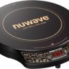 Nuwave Precision Induction Cooktop Gold, 12” Shatter-Proof Ceramic Glass Surface, Large 8” Heating Coil, Portable, 51Temp Settings 100°F to 575°F, 3 Wattage Settings 600, 900,...