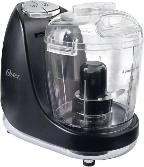 Oster FPSTMC3321 3-Cup Mini Chopper with Whisk, Black Oster FPSTMC3321 3-Cup Mini Chopper with Whisk, Black