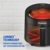 PowerXL Luminex Air Fryer Review Fast Heating 5.3 QT Capacity and Touch Controls
