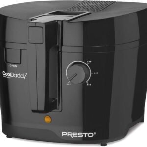 Presto 05442 CoolDaddy Cool-touch Deep Fryer - Black