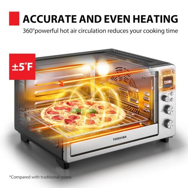 TOSHIBA Toaster Oven Review Discover Powerful 12 in 1 Air Fryer Toaster Oven Combo