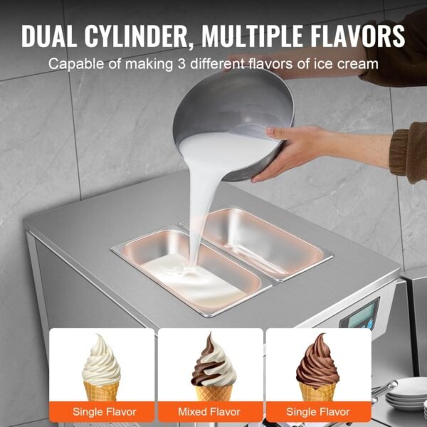 VEVOR Commercial Ice Cream Machine Review Rapid Freeze Efficiency and User-Friendly Features