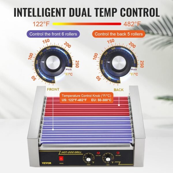 VEVOR Hot Dog Roller Review Powerful 11 Roller Electric Grill for Perfect Sausages