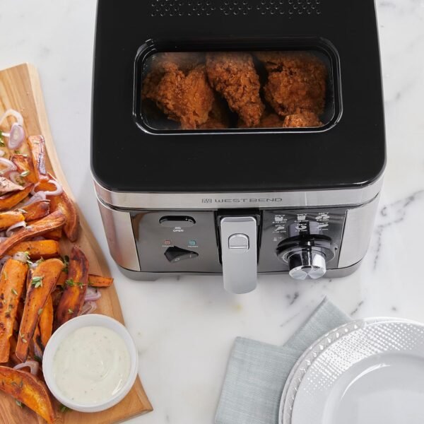 West Bend Deep Fryer Review Adjustable Temperature Control and Easy-View Window Insights